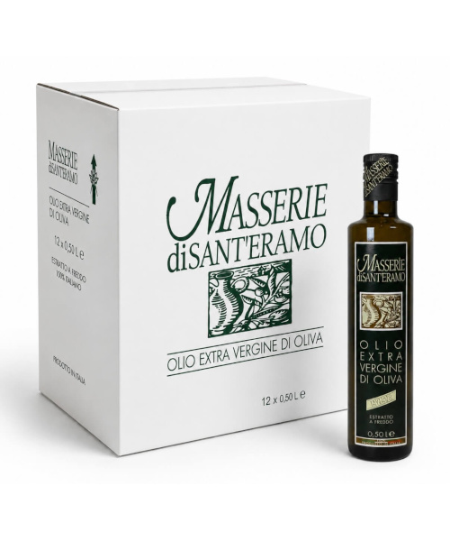 12 Flaschen - Natives Olivenöl extra «Fruttato Intenso» / «Fruchtig Intensiv» Masserie di Sant’Eramo