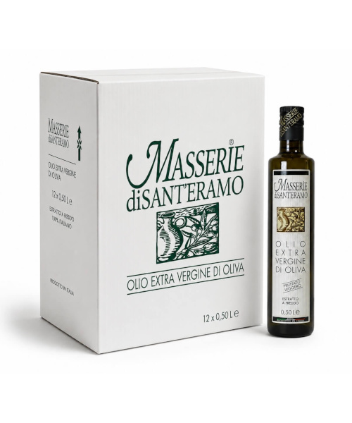 12 Flaschen - Natives Olivenöl extra «Fruttato Leggero» / «Fruchtig Leicht» Masserie di Sant’Eramo