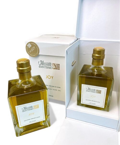 Joy Monocultivar Ogliarola Reinsortiges Olivenöl extra vergine Luxury Gourmet Limited Edition